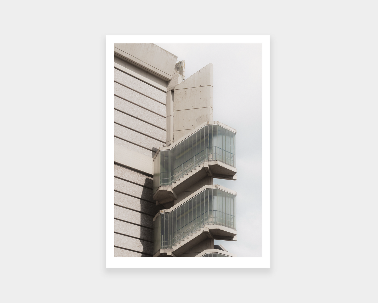 Moore St Substation Stairs Print