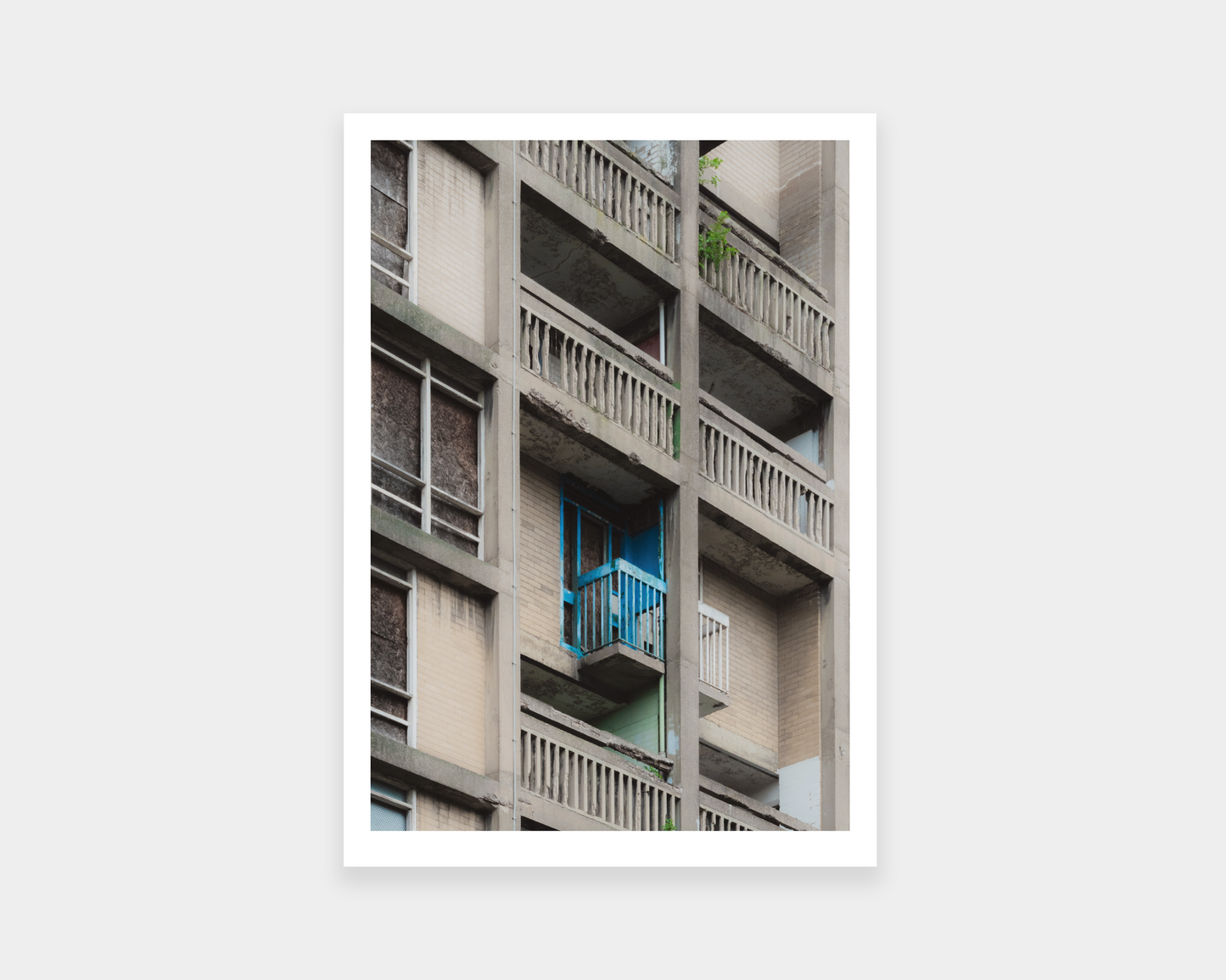 Park Hill Estate Balcony Print