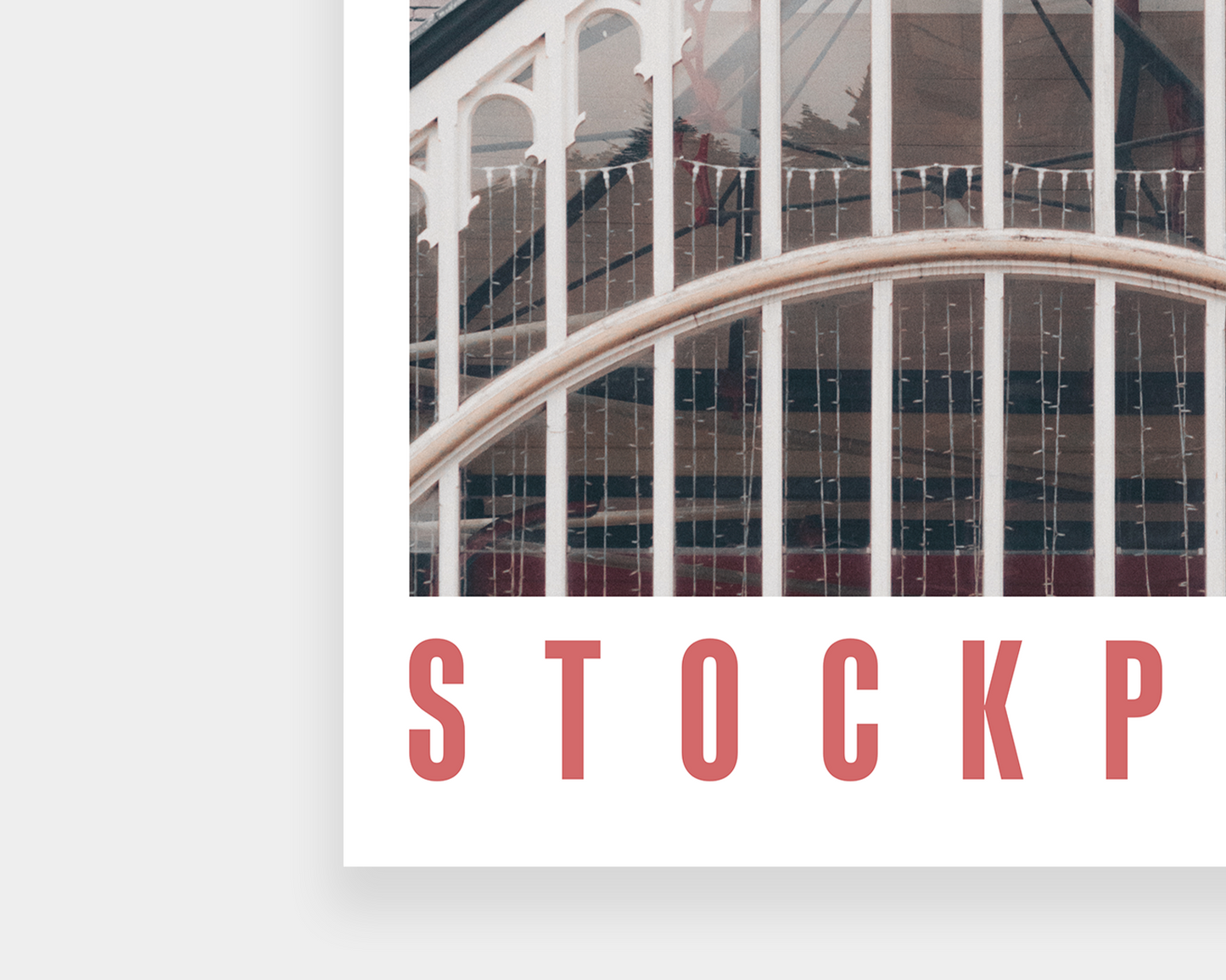 Stockport Market Place Print