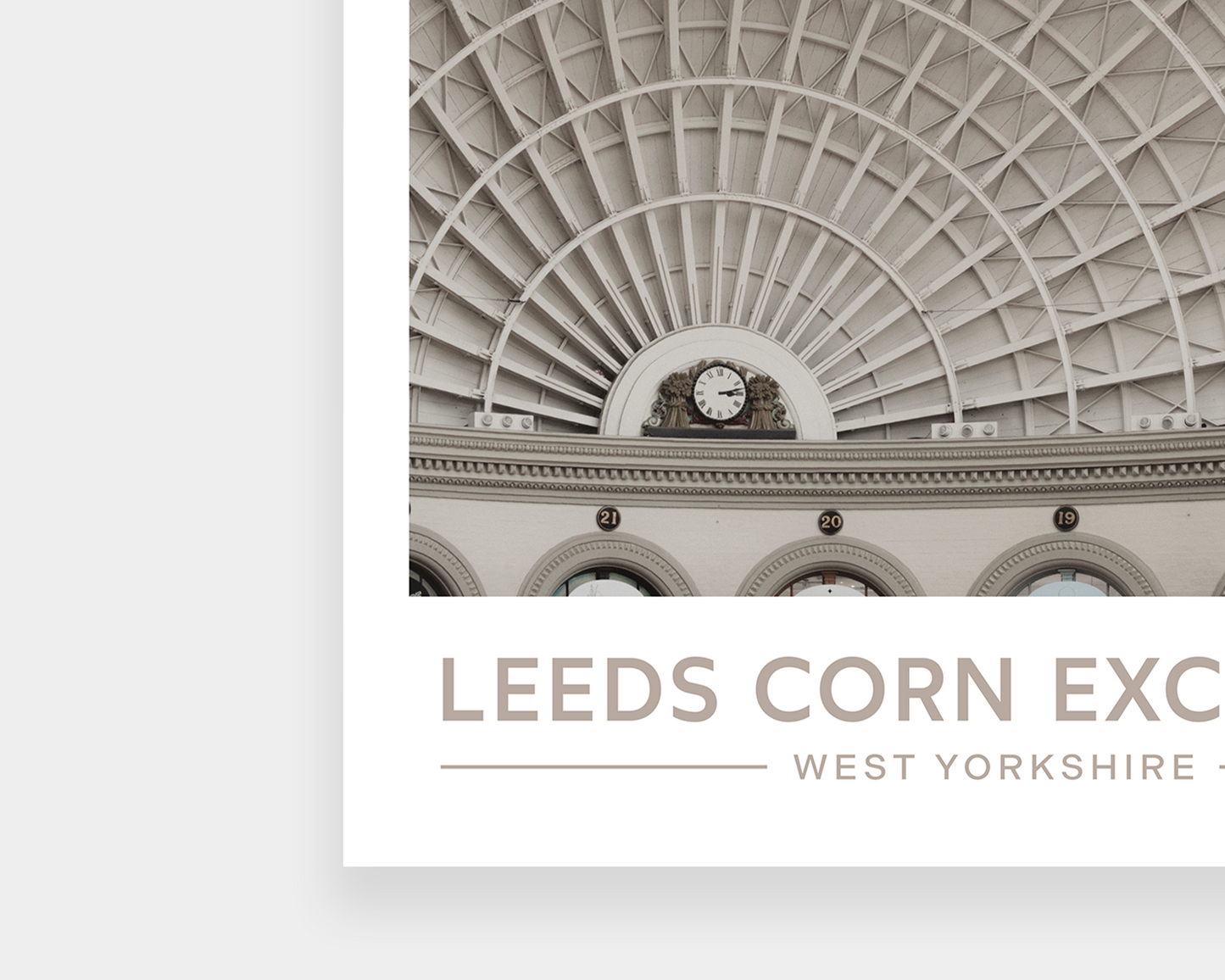 Leeds Corn Exchange Print