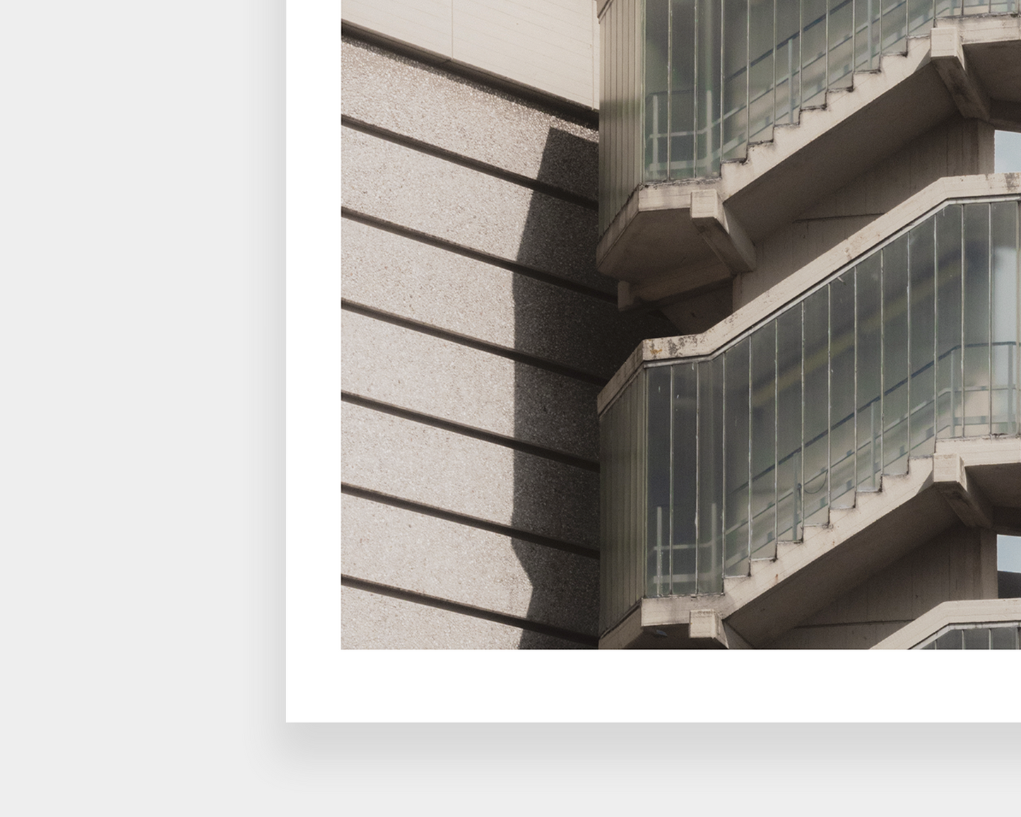 Moore St Substation Stairs Print