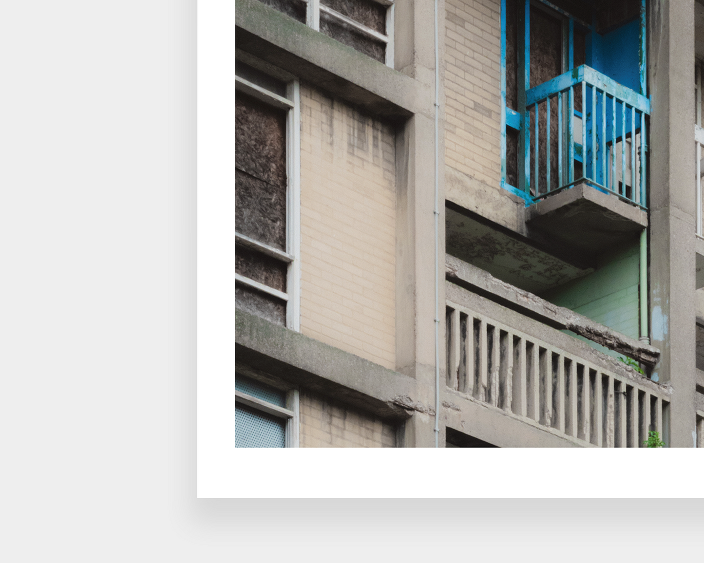 Park Hill Estate Balcony Print