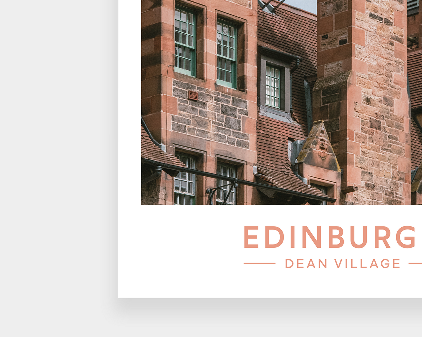 Edinburgh Dean Village Print