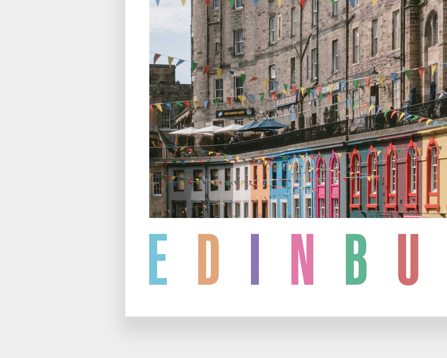Edinburgh Victoria Street Print