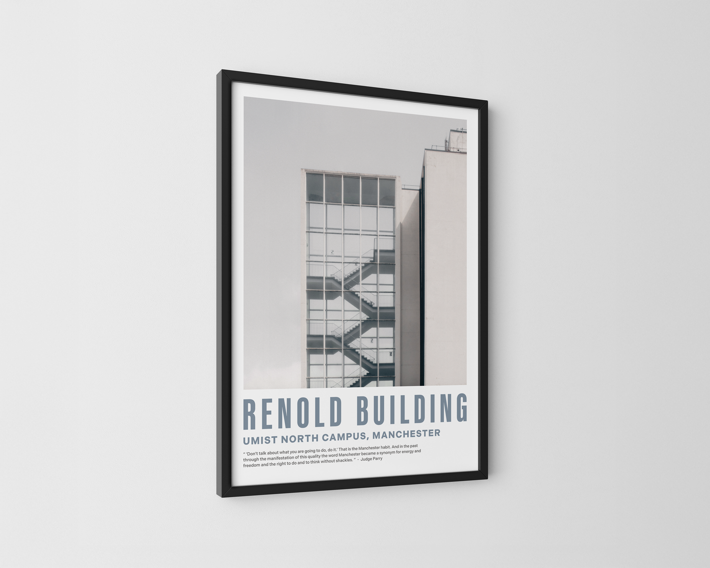 UMIST Renold Building Print
