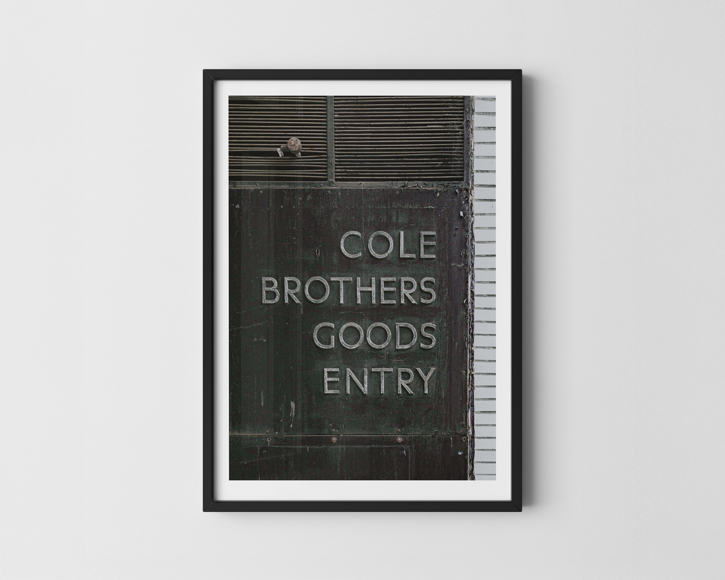 Cole Brothers Sheffield Print