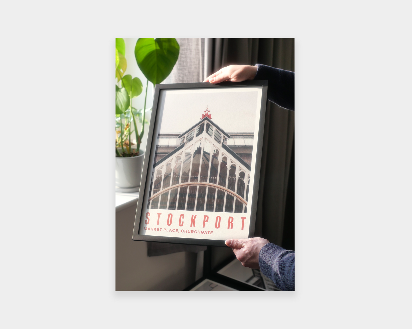 Stockport Market Place Print