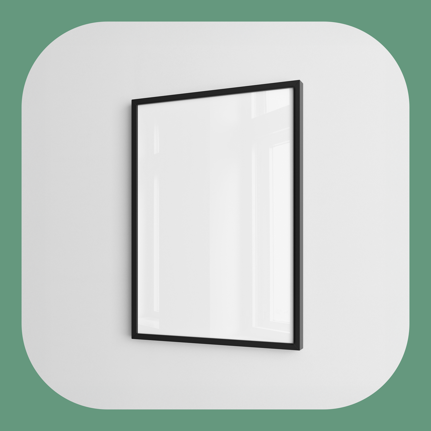 A4 Black Wooden Frame (Smooth)