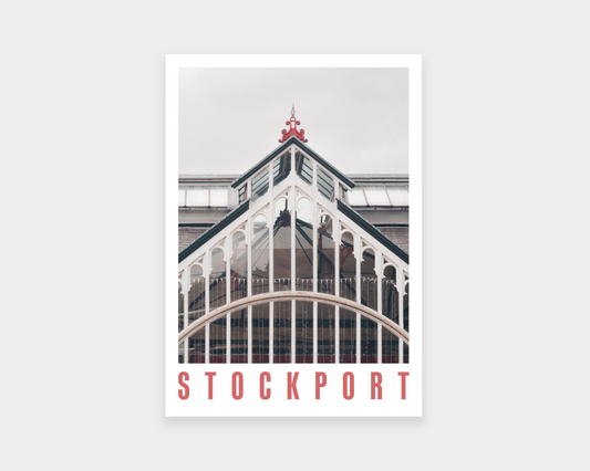 Stockport Market Place Print