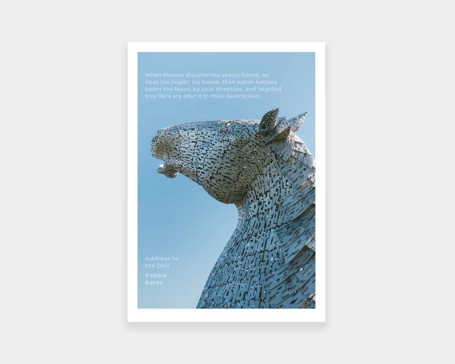 The Kelpies Burns Print