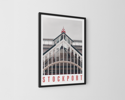 Stockport Market Place Print