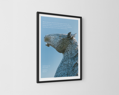 The Kelpies Burns Print