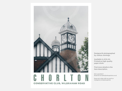 Wilbraham Road Print (A3/A4) - Chorlton, Greater Manchester, UK - Traditional / Architectural / Travel / Photographic Interest