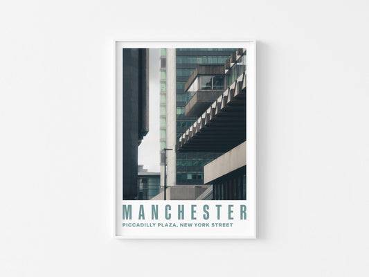 New York Street Print (A3/A4) - Manchester, UK - Modernist / Brutalist / Mid-Century / Architectural / Travel / Photographic Interest