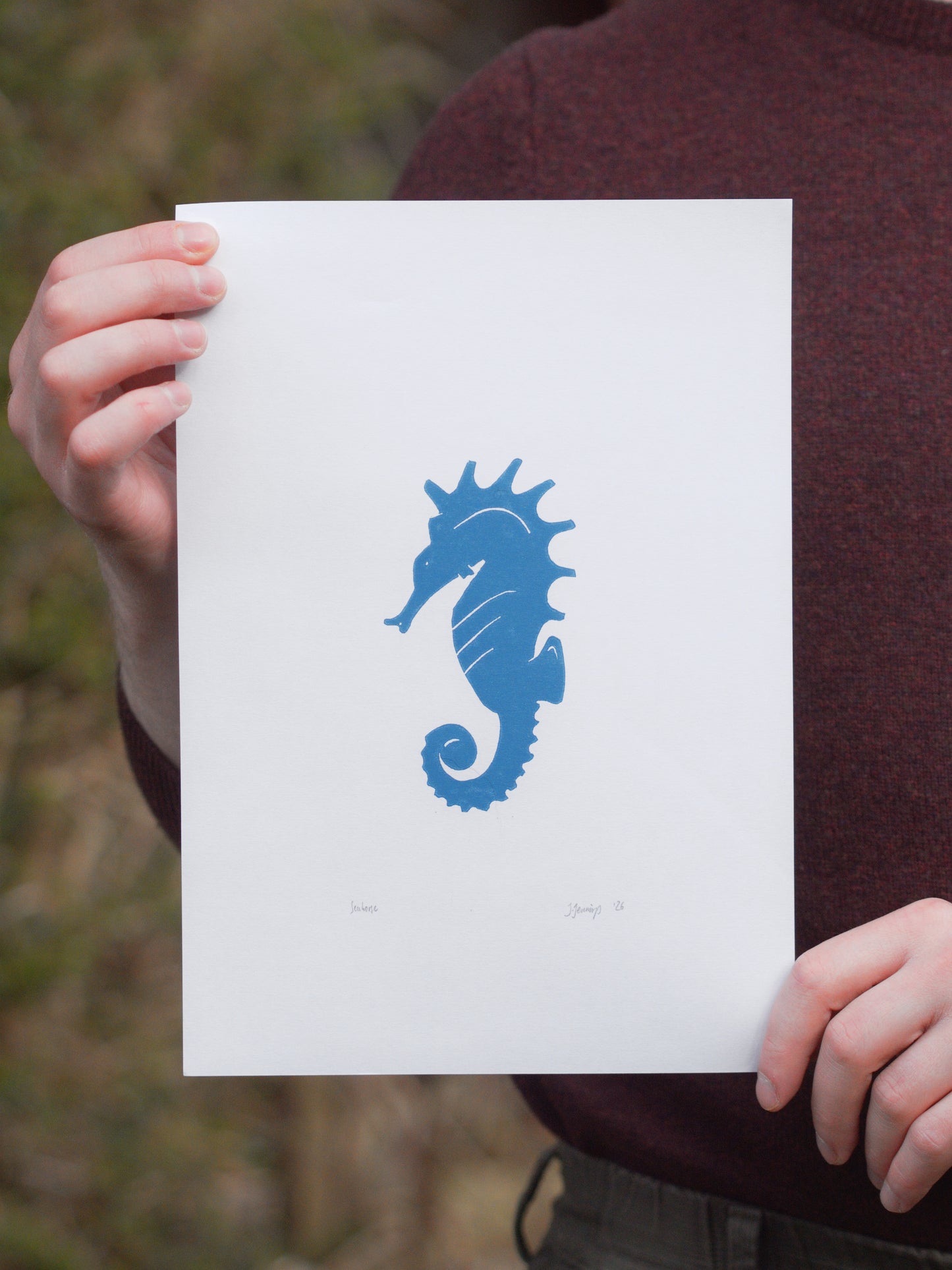 Seahorse Print